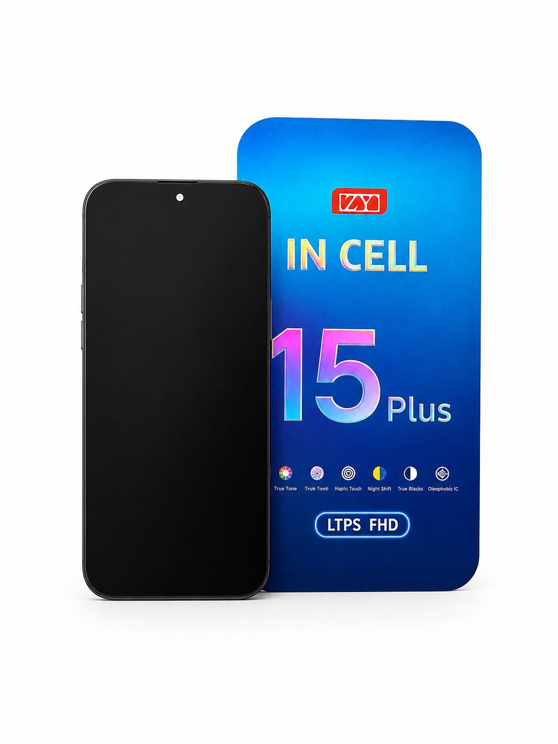 PANTALLA IPHONE 15 PLUS CALIDAD ZY FHD COF