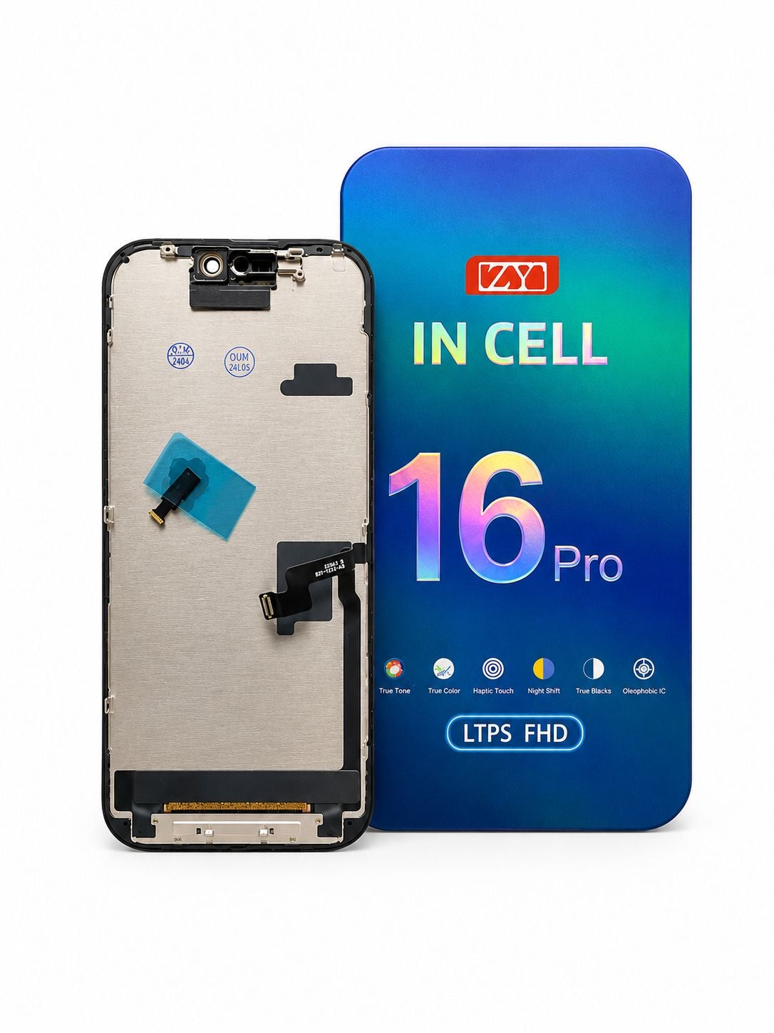 PANTALLA IPHONE 16 PRO CALIDAD ZY FHD COF