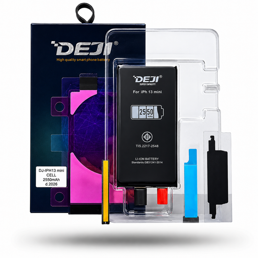 BATERIA IPHONE 13 MINI NO FLEX / SIN FLEX ALTA CAPACIDAD 2550 MAH MARCA DEJI