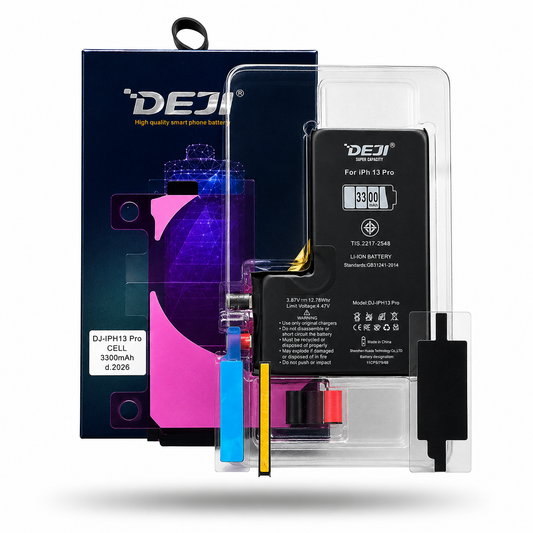 BATERIA IPHONE 13 PRO NO FLEX / SIN FLEX ALTA CAPACIDAD 3300 MAH MARCA DEJI
