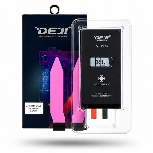 BATERIA IPHONE 14 NO FLEX / SIN FLEX ALTA CAPACIDAD 3610 MAH MARCA DEJI