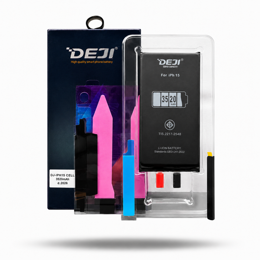 BATERIA IPHONE 15 NO FLEX / SIN FLEX ALTA CAPACIDAD 3520 MAH MARCA DEJI