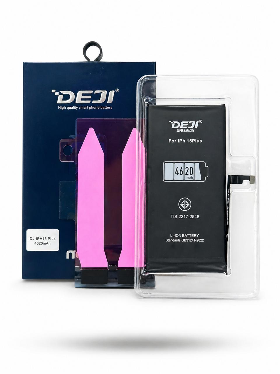 BATERIA DEJI IPHONE 15 PLUS CAPACIDAD: 4620 MAH