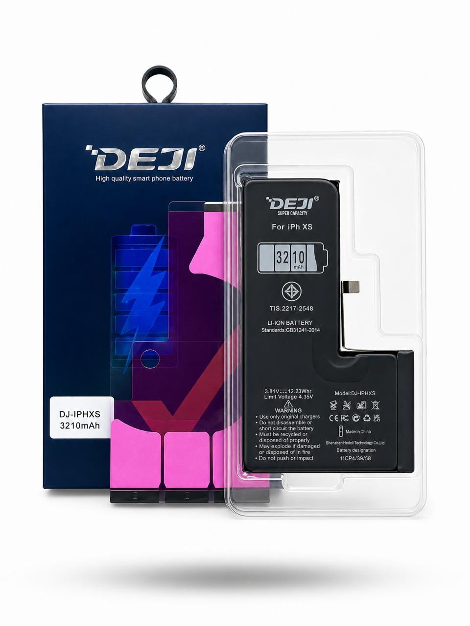 BATERIA DEJI IPHONE XS CAPACIDAD: 3210 MAH