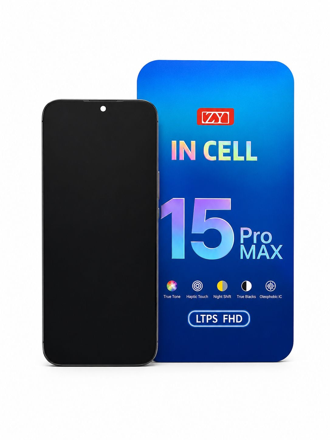 PANTALLA IPHONE 15 PRO MAX CALIDAD ZY FHD COF